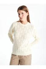 LC Waikiki Crew Neck Openwork Women's Knitwear Sweater