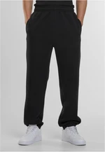 Men's basic sweatpants Fluffy black