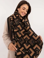 Black and brown scarf