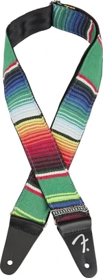 Fender 2" SERAPE Textil gitár heveder Green Multi