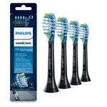 PHILIPS SONICARE Premium Plaque Defense HX9044/33 náhradné hlavice čierna 4 ks