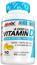 AMIX Vitamin D - 4000 I.U. 90 kapslí