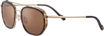 Serengeti Boron Dark Turtoise/Bold Gold/Mineral Polarized Drivers Gold Lifestyle okulary