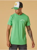 Light Green Men's T-Shirt with New Era Print - Men's