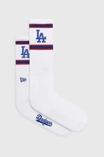 Ponožky New Era pánske, biela farba, LOS ANGELES DODGERS