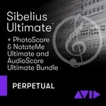 AVID Sibelius Ultimate Perpetual AudioScore PhotoScore NotateMe (Digitální produkt)