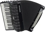 Hohner Mattia IV 120 CR Accordéon à touches Gun Black/Pearl Key