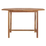 Garden Table 47.2"x47.2"x29.5" Solid Teak Wood