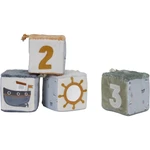 Little Dutch Set of Soft Cubes Sailors Bay plyšové kocky 4 ks