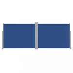 Zatahovací boční markýza 120x600 cm Dekorhome Modrá