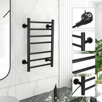 Stainless Steel Carbon Brazing Heating Towel Rack Waterproof Clothes Drying Rack Electric Towel Rack