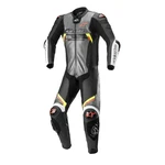 Jednodílná moto kombinéza Alpinestars Missile 2 Ignition metalická šedá/černá/žlutá/červená fluo  50  metalická šedá/černá/žlutá/červená fluo