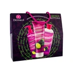 Dermacol Aroma Ritual Grape & Lime dárková kazeta pěna do koupele 500 ml + sprchový gel 250 ml + tekuté mýdlo 250 ml pro ženy