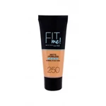 Maybelline Fit Me! Matte + Poreless 30 ml make-up pro ženy 250 Sun Beige na problematickou pleť s akné