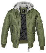 Zimní bunda MA1 Sweat Hooded Brandit® – Olive Green (Barva: Olive Green, Velikost: XXL)