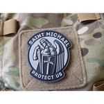 Nášivka Saint Michael Protect Us JTG® - Blackops (Barva: Černá)