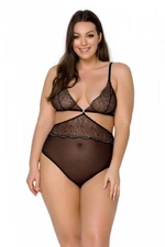 Passion Amberly Body Plus Size 6XL/7XL černá