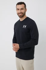 Mikina Under Armour 1370404 pánska, čierna farba, jednofarebná, 1370404