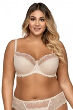 Ava 1030 Novato béžová Podprsenka polovyztužená plus size 75L béžová