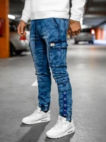 Pantaloni cargo joggers bleumarin Bolf TF111