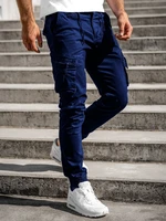 Pantaloni joggers cargo bleumarin Bolf 8983