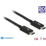 Delock USB prepojovací kábel #####Thunderbolt™ (USB-C™) Stecker, #####Thunderbolt™ (USB-C™) Stecker 1.00 m čierna 84845