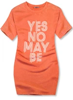 Tunikashirt mit Print YES NO orange