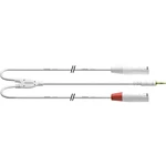 Cordial  audio káblový adaptér [1x jack zástrčka 3,5 mm - 2x XLR zásuvka] 1.50 m biela