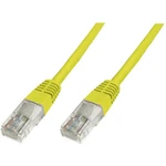 Digitus DK-1511-050/Y RJ45 sieťové káble, prepojovacie káble CAT 5e U/UTP 5.00 m žltá  1 ks