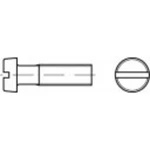 TOOLCRAFT 84T10,0X080 TO-6606645 skrutky s valcovou hlavou  M10 80 mm drážka DIN 84   titan  1 ks