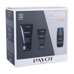 PAYOT Homme Optimale darčeková kazeta čistiaci pleťový gél 150 ml + pleťový balzam 50 ml + dezodorant 75 ml + kozmetická taška na veľmi suchú pleť