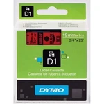 Dymo D1 45807, S0720870, 19mm x 7m, čierna tlač/červený podklad, originálna páska