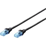 Síťový kabel RJ45 Digitus DK-1512-020/BL, CAT 5e, U/UTP, 2.00 m, černá