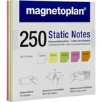 Magnetoplan Magnetoplan Static Notes, 100 x 100 mm, 250 kusů Magnetoplan 11250110, (š x v) 100 mm x 100 mm, bílá, žlutá, zelená, růžová, oranžová, 250