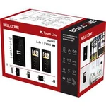 Kabelový domovní video telefon Bellcome Smart+ 3.5” Video-Kit 2 Familie VKM.P2F3.T3S4.BLB04, černá