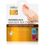 L’biotica Masks regenerační maska na ruce ve formě rukavic 26 g