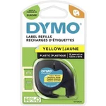 Páska do štítkovače DYMO 91222 (S0721670), 12 mm, LT LetraTAG, 4 m, černá/žlutá Hyper