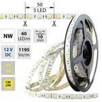 LED pásek McLED 12V neutrální bílá š=10mm IP54 14,4W/m 60LED/m SMD5050 ML-121.675.60.0