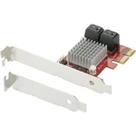 0 + 4 porty kontrolní karta SATA III PCIe Renkforce