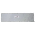 Část čelního panelu Proma 138087, (š x v x h) 431,5 x 128,5 x 2 mm, hliníková