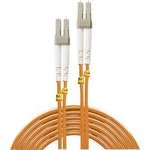 Optické vlákno kabel LINDY 46481 [1x zástrčka LC - 1x zástrčka LC], 2.00 m, oranžová