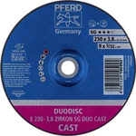 PFERD E 230-3,8 ZIRKON SG DUO CAST 62023200 rezný kotúč lomený  230 mm 22.23 mm 10 ks