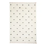 Bielo-čierny koberec Think Rugs Boho Dots, 160 x 220 cm