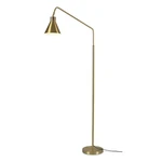 Stojacia lampa v zlatej farbe Citylights Lyon, výška 153 cm