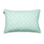 Mentolovozelená obliečka na vankúš WeLoveBeds Dots, 40 × 60 cm