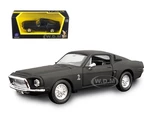 1968 Ford Mustang Shelby GT500 KR Matt Black 1/43 Diecast Model Car by Road Signature