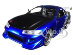 1995 Mitsubishi Eclipse "Bride" Blue "JDM Tuners" 1/24 Diecast Model Car by Jada