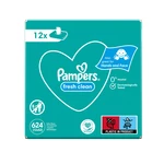 Pampers Fresh Clean vlhčené ubrousky 12x52 ks