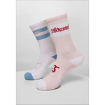 Trust Wanted Socks 2-Pack Light Pink/White