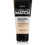 Avon Flawless Match Natural Finish hydratační make-up SPF 20 odstín 140P Light Ivory 30 ml